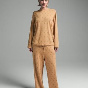 Skims gingerbread pajamas set